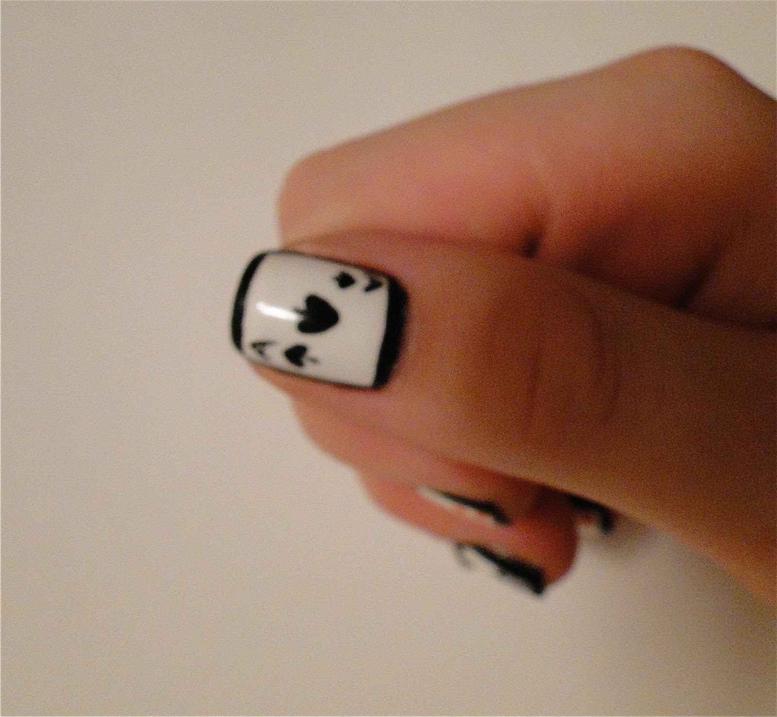 WeeklyWackyNails Deck of Cards Nail Art 2