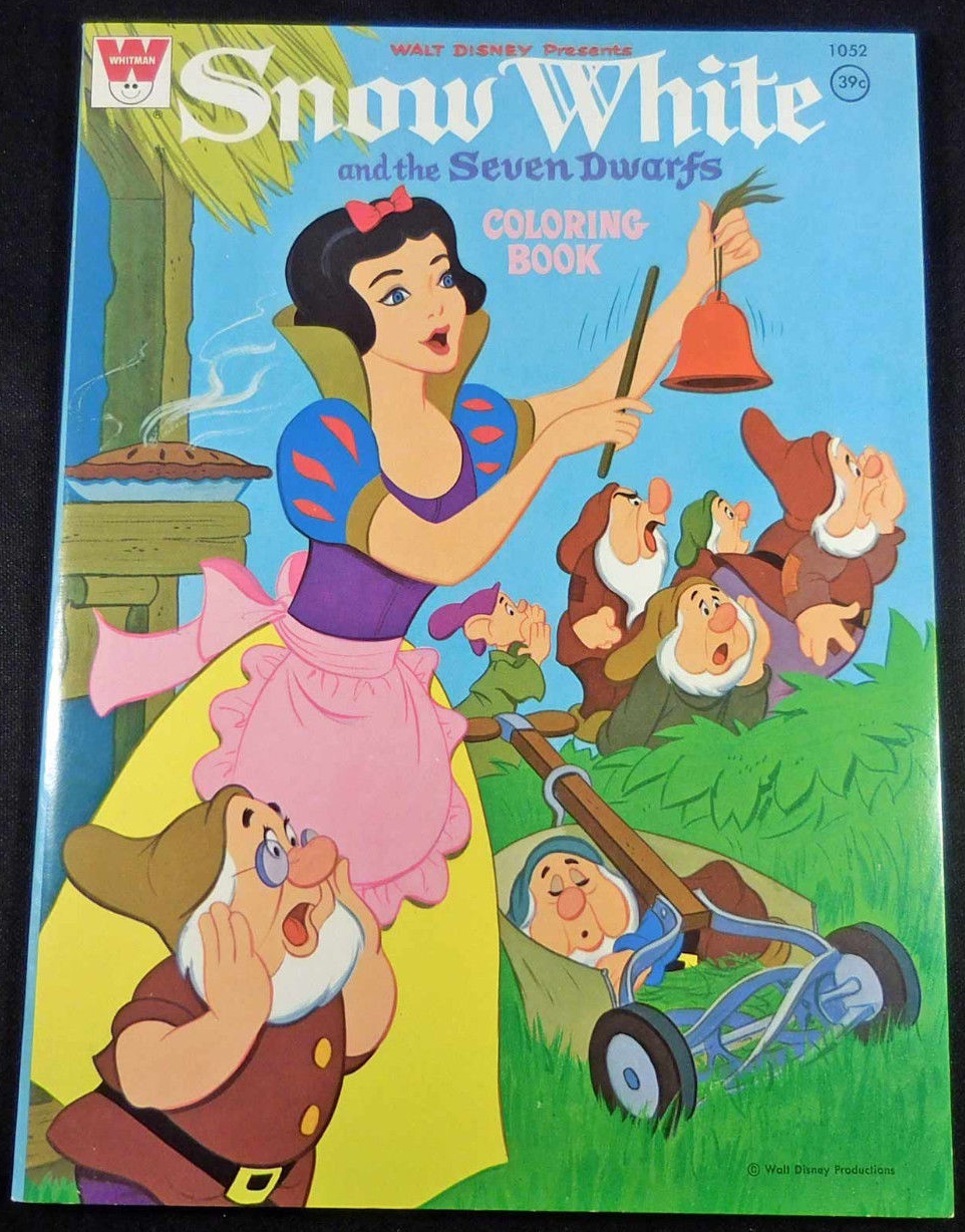 Filmic Light Snow White Archive 1952 Snow White Coloring Book Filmic Light Snow White Archive 1952 Snow White Coloring Book