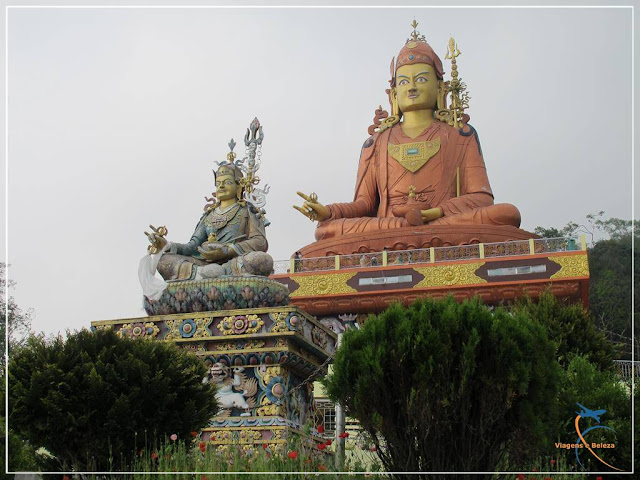 Templo de Samdrptse Guru Padmasambhava ou Guru Rinpoche - Namchi, Sikkim, Índia