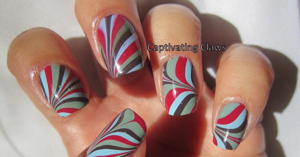 Captivating Claws: Weekly Water Marble 9/6/12