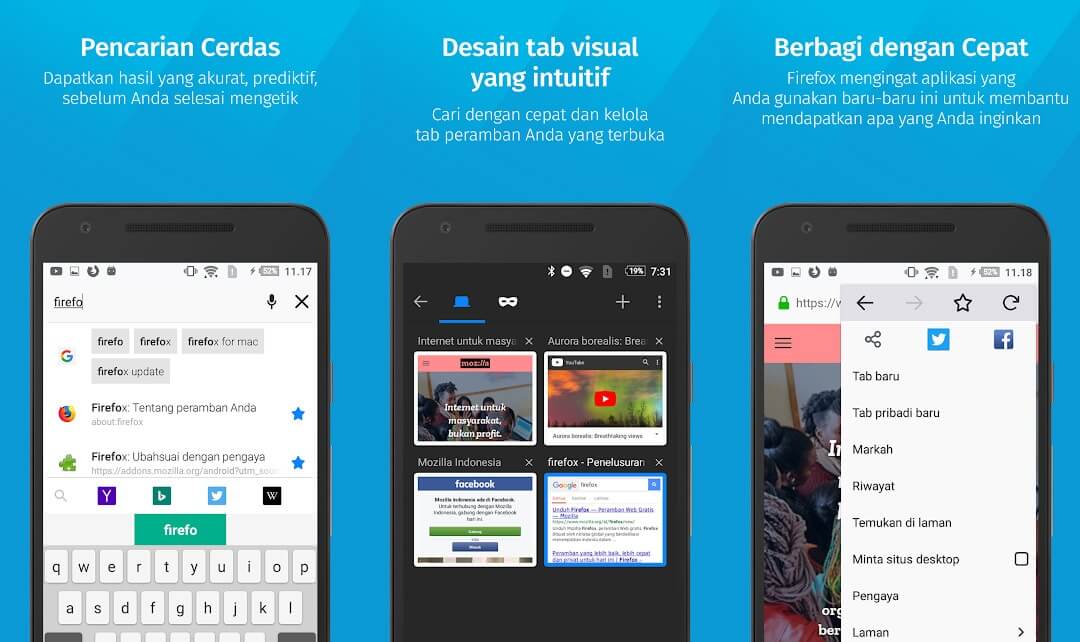 10 Aplikasi Browser Android Terbaik - Firefox
