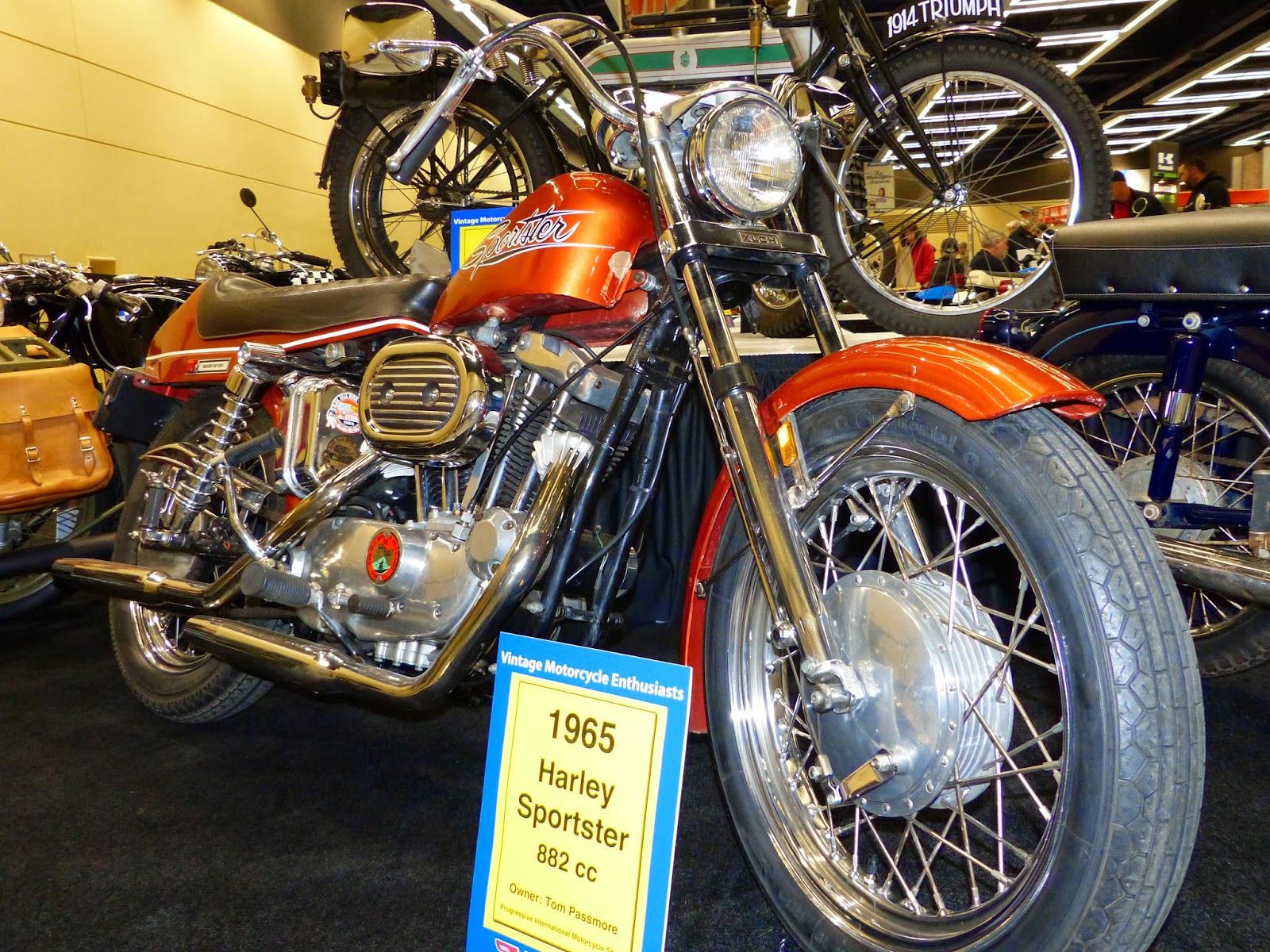 OldMotoDude: 1965 Harley Davidson Sportster at the 2014 International