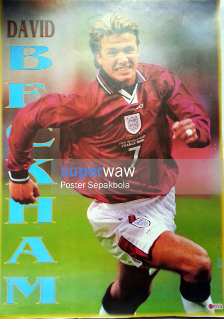 Poster David Beckham (Inggris)