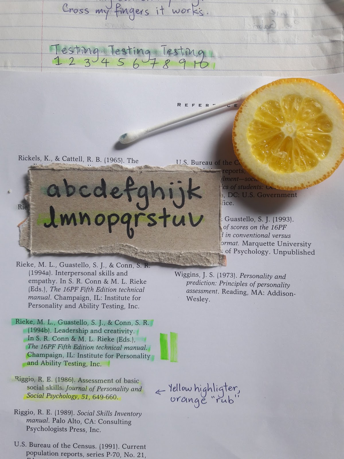 The Hack Test Lab Hack 21 Lemon To Erase Highlighter Marks