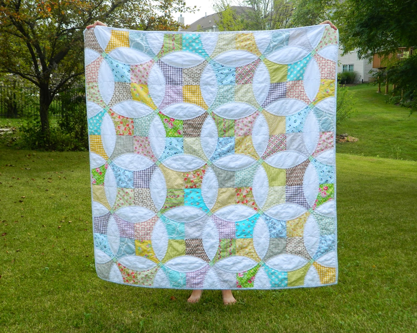 flowering snowball {a finished quilt)