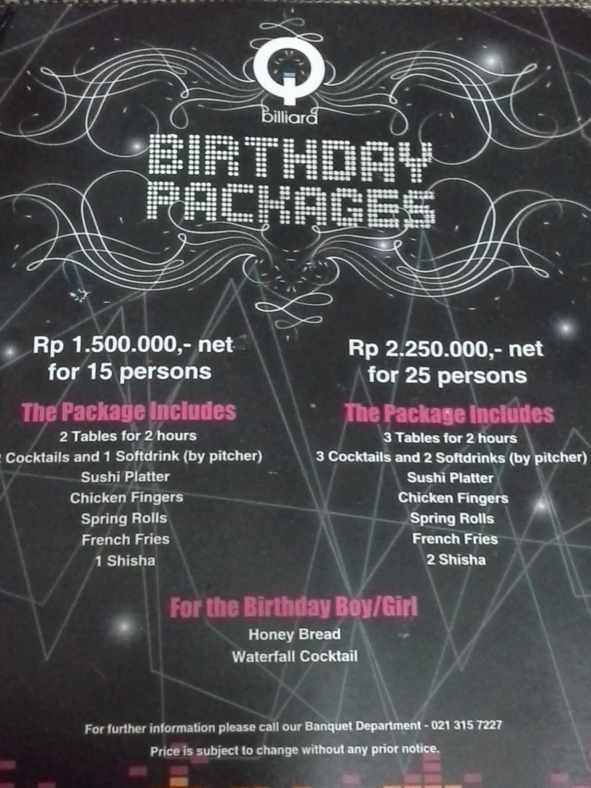 Billiardholic Informasi Tempat Billiard / Bilyar / Bilyard di Jakarta