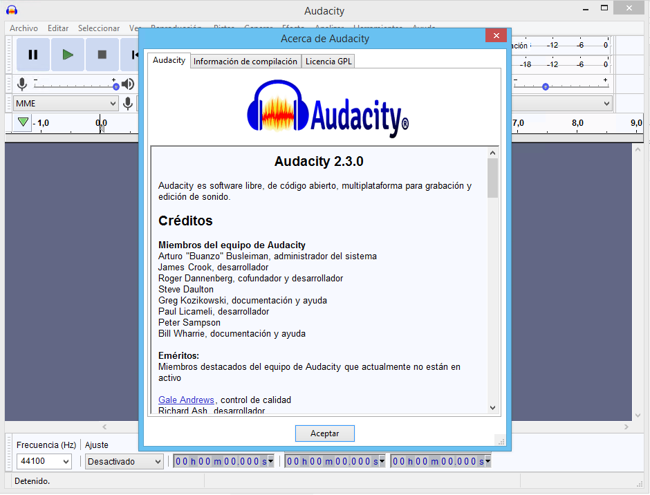 2 - Audacity v2.3.3 Portable [Es] [UL-NF-E4F] - Descargas en general