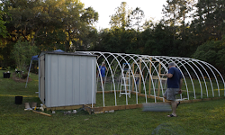hoop chicken coop tractor opposite ready looking side