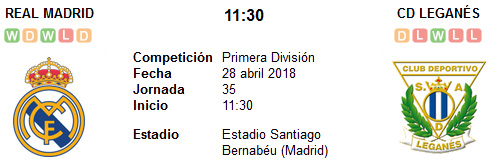 Real Madrid vs Leganés en VIVO Real Madrid vs Leganés en VIVO