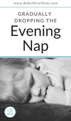 Information on Dropping the 3rd Nap (evening) Gradually Information on Dropping the 3rd Nap (evening) Gradually