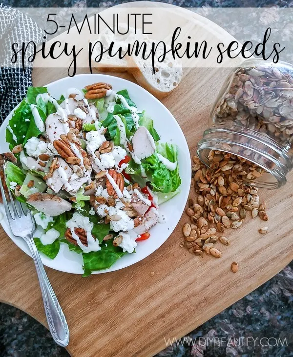 how to make spicy pumpkin seeds