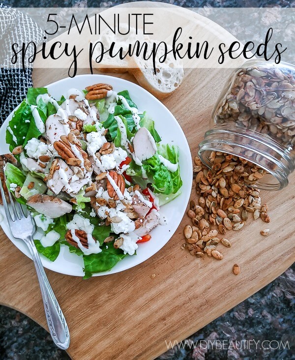 5 Minute Spicy Pumpkin Seeds DIY Beautify Creating Beauty At Home