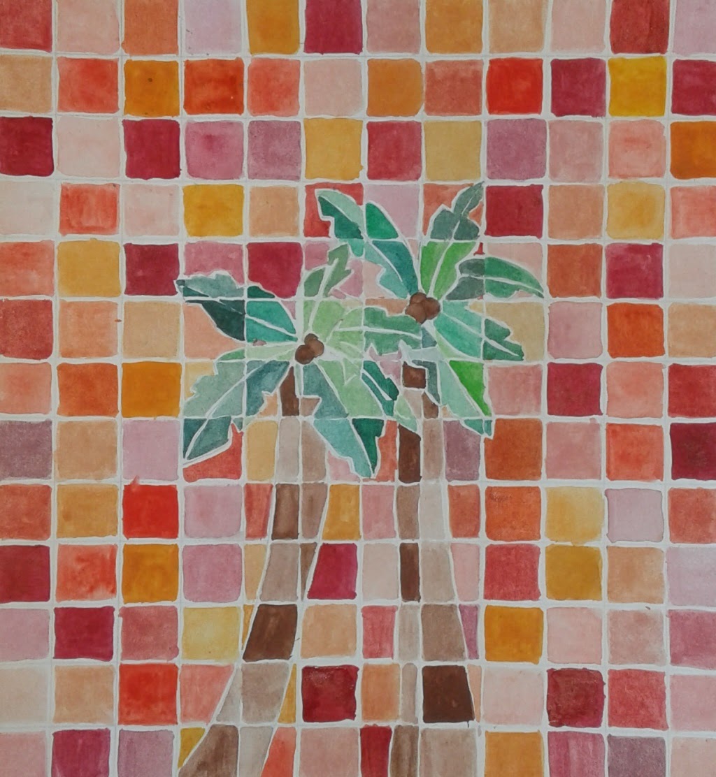 a faithful attempt Watercolour Grid Paintings