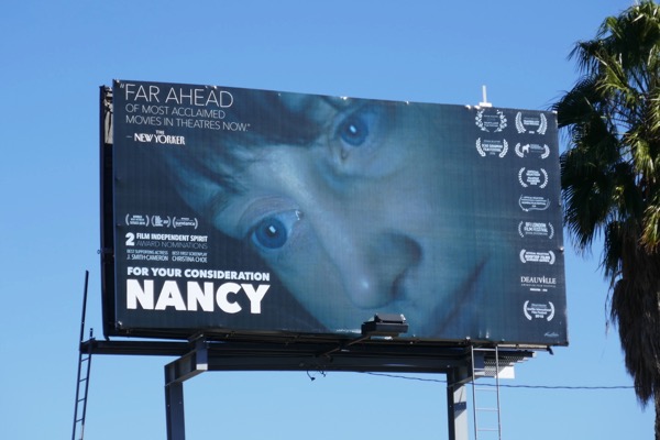 Nancy movie FYC billboard Nancy movie FYC billboard