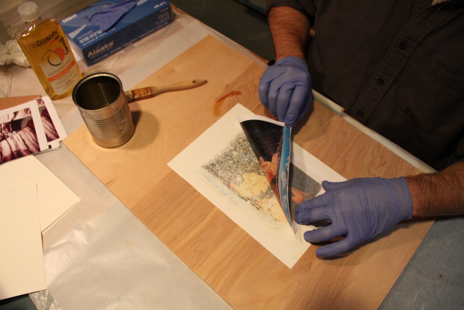 Monotype Printmaking LaserJet Transfer