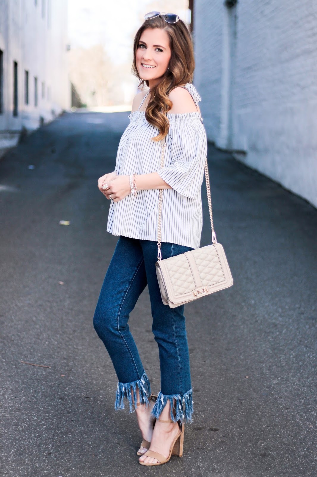 The Perfect Frayed Jeans for Petites... | The Dainty Darling