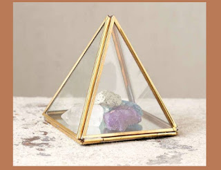 Pyramid mirror box