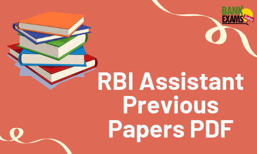RBI Assistant Previous Papers PDF