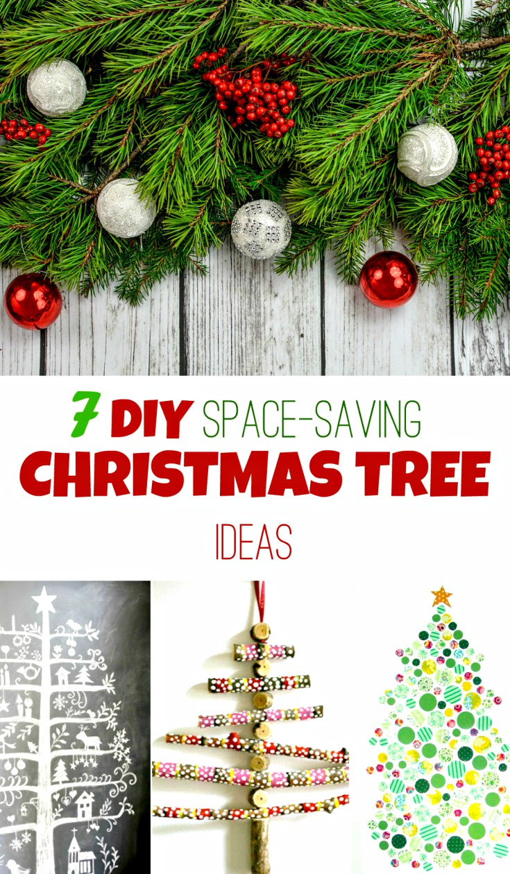 7 Diy Christmas Tree Ideas For Small Spaces AppleGreen Cottage