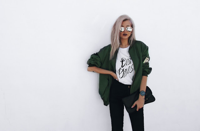bomber jacket outfit pinterest