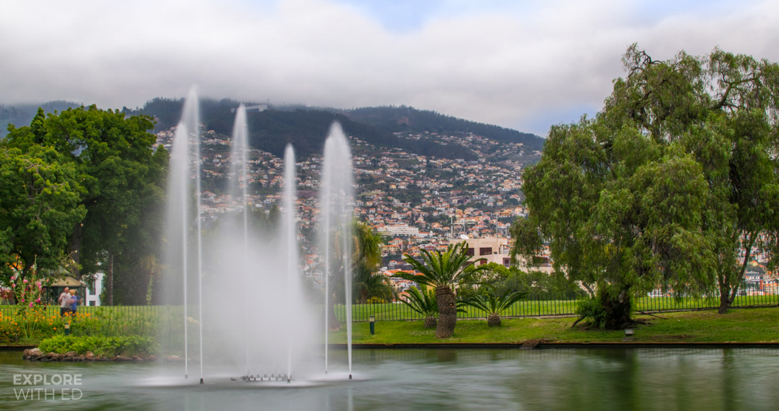 Fountains and flowers in Funchal