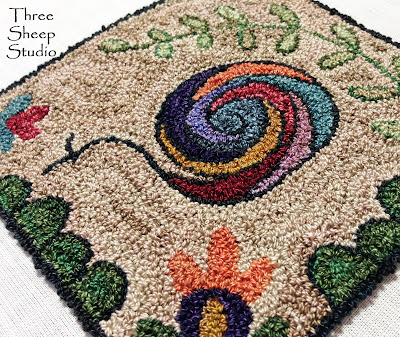 'Into The Garden' Punch Needle Design by Rose at ThreeSheepStudio 'Into The Garden' Punch Needle Design by Rose at ThreeSheepStudio