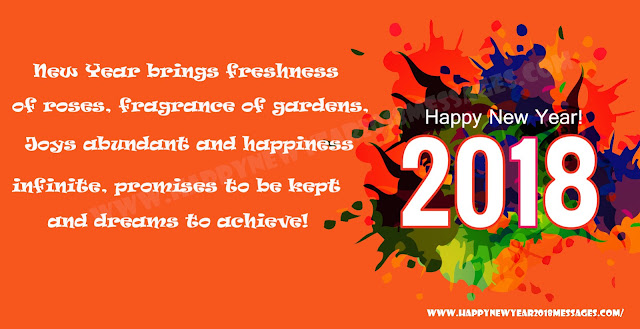 Cute New Year 2018 Wishes Quotes for Kids & Children in french