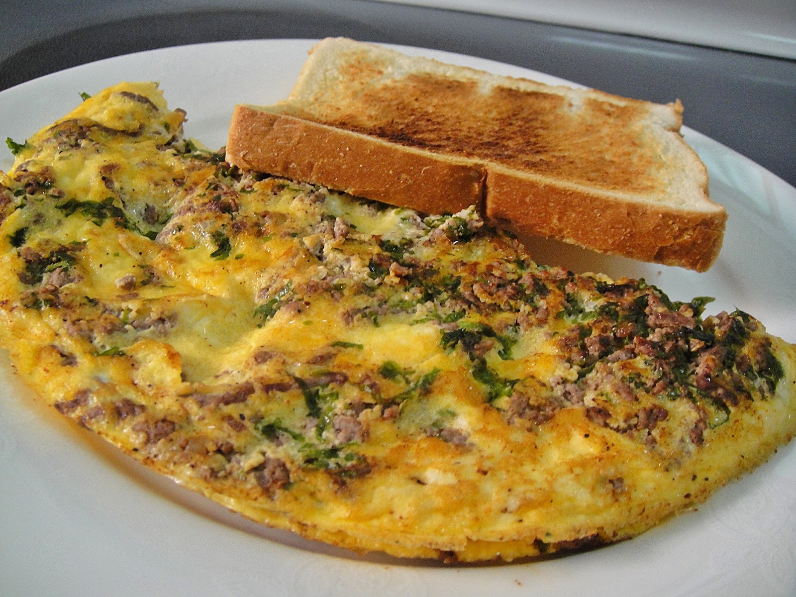 Maryam's Culinary Wonders 350. Iraqi Meat Omelette