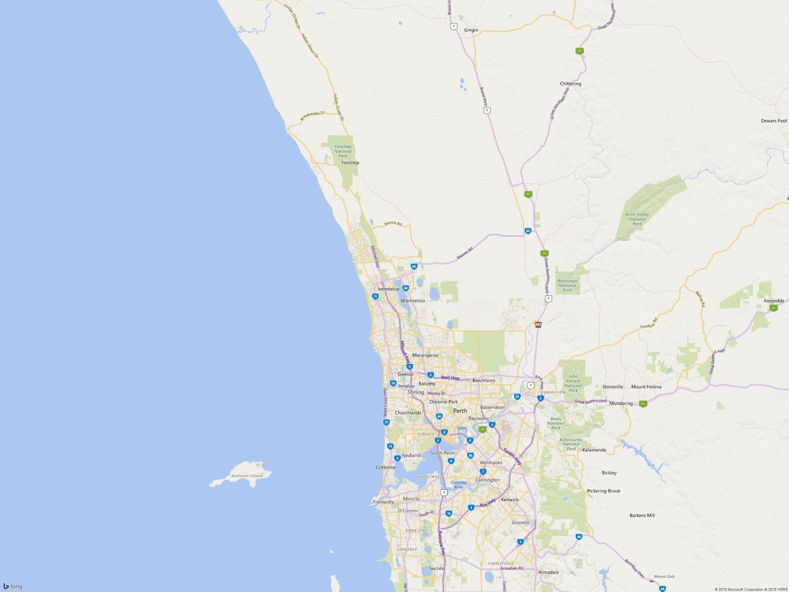 Joondalup Map Free Download