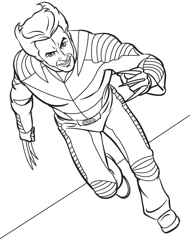 Superhero Coloring Pages Printable