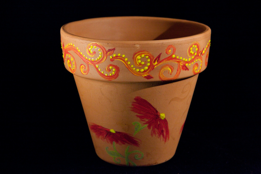 Lauren Petrovic Photography HandPainted Terracotta Pots FOR SALE!!!