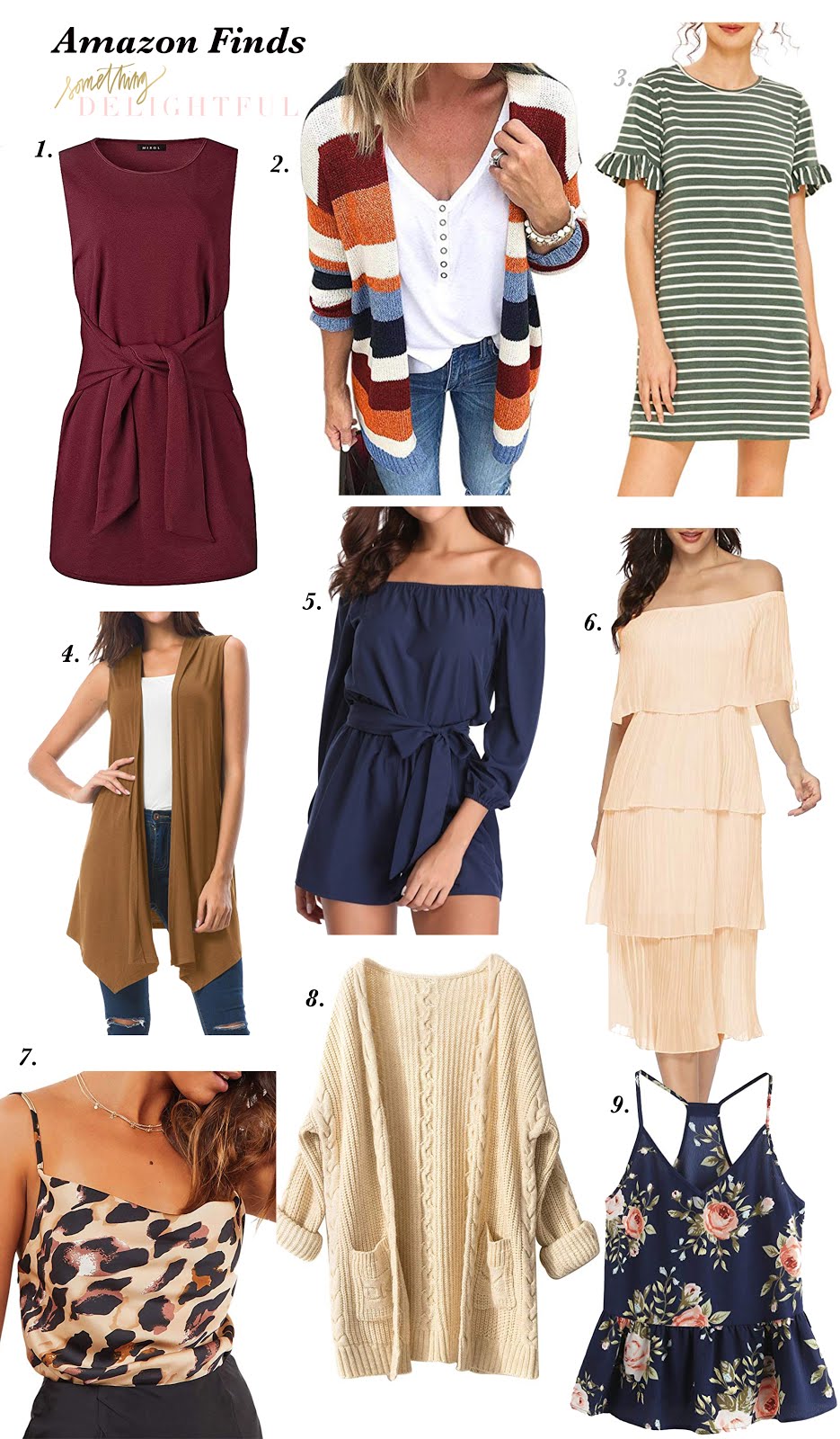 Something Delightful : $17 Ruffle Sleeve T-Shirt Dress + Recent Amazon ...