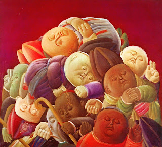 «Obispos muertos», autor: Fernando Botero