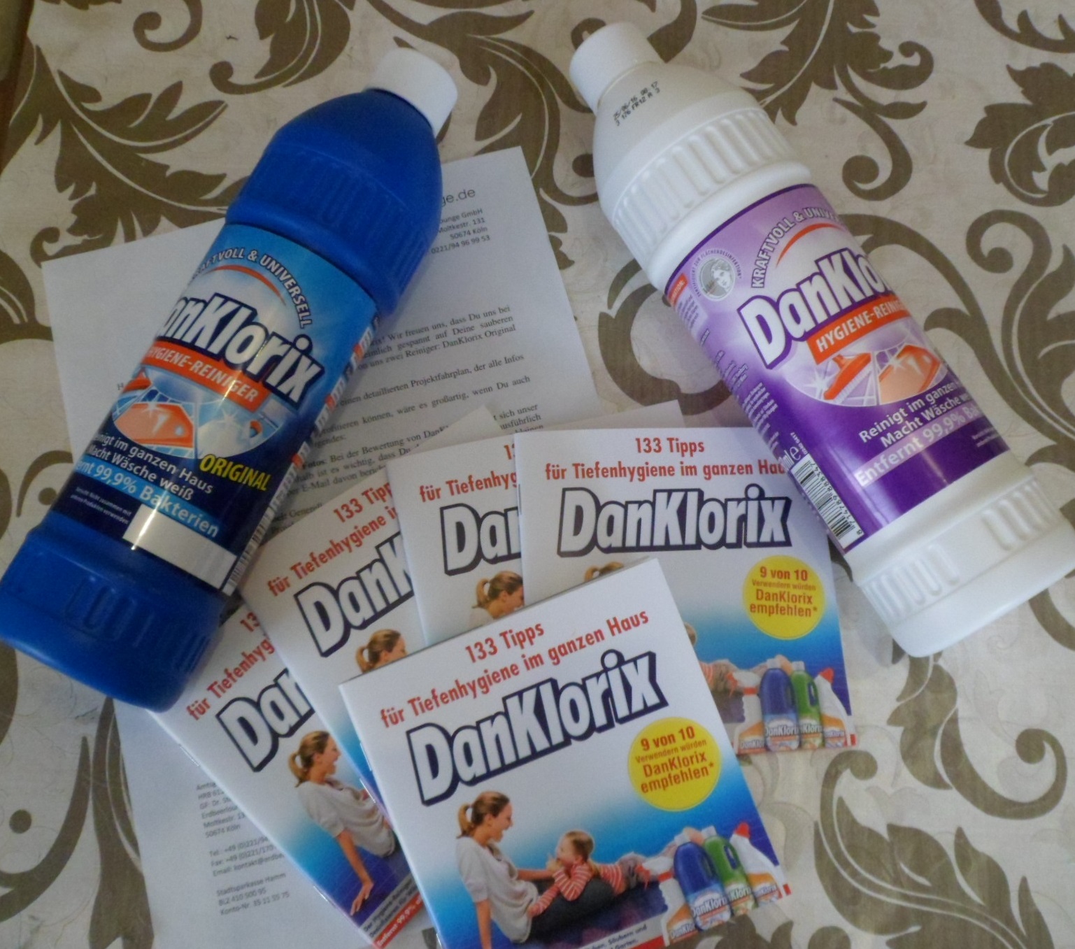 Meine Testoase Empfehlerin DanKlorix HygieneReiniger