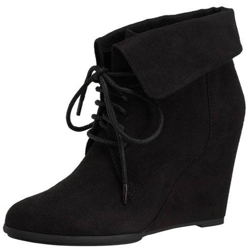 Tried  Tested: Fioni Tenley Lace-up Wedge Boot