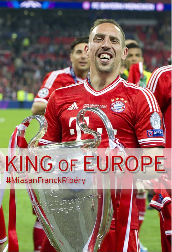 To the World of Sports With Franck Ribéry Wins UEFA 201213 Best Player In