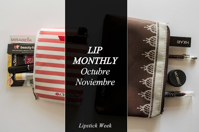 Lip Monthly de Octubre y Noviembre