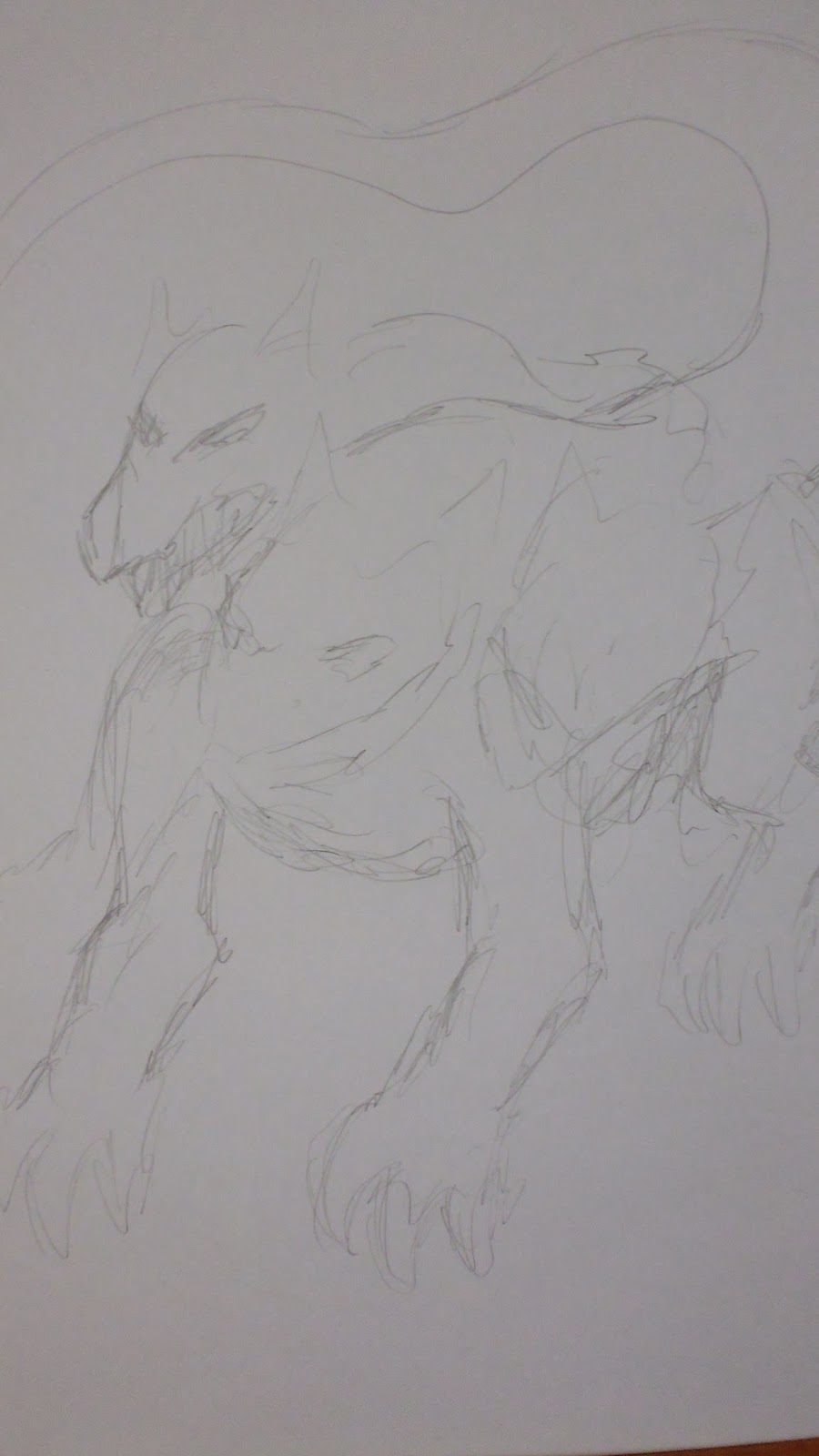 Planning A Cerberus Creature Drawing gesture drawing cerberus