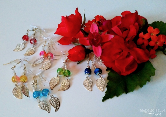 DIY Boucles d'oreilles automnales