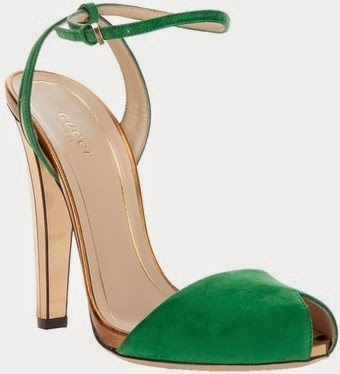 Gucci sandals, green Gucci sandals, summer sandals, Gucci ankle strap sandals