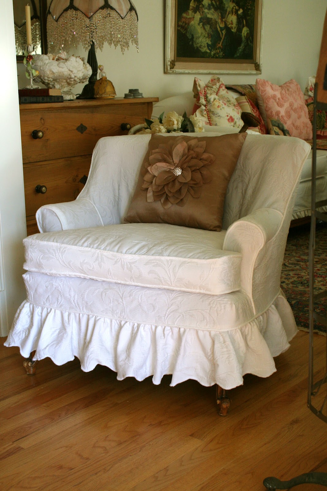 Custom Slipcovers by Shelley Matelesse Bedspread Slipcover