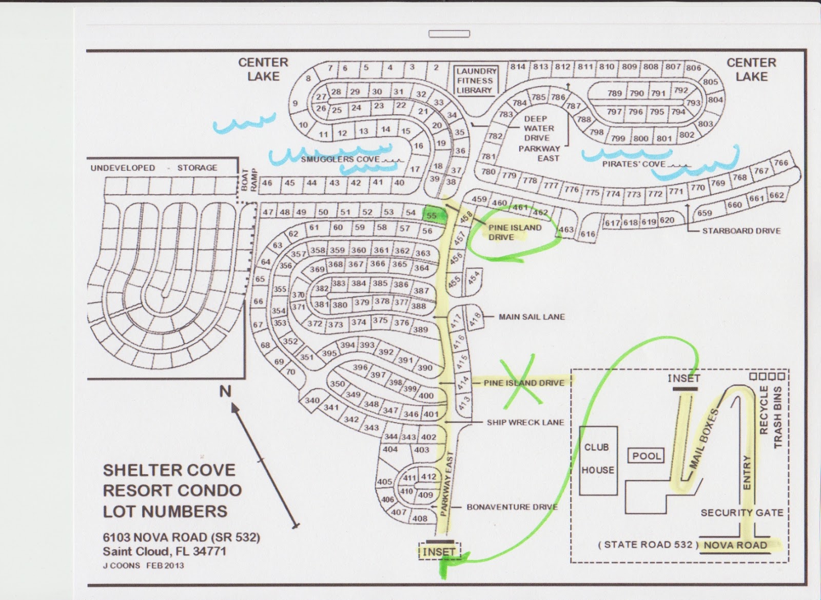 Shelter Cove Lot for Rent