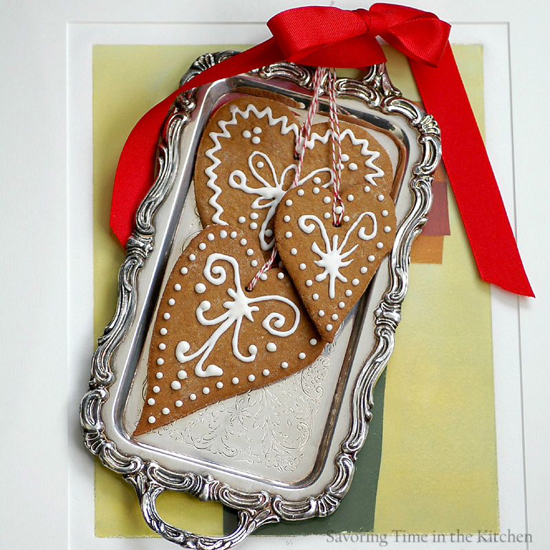 Savoring Time in the Kitchen Gingerbread Hearts