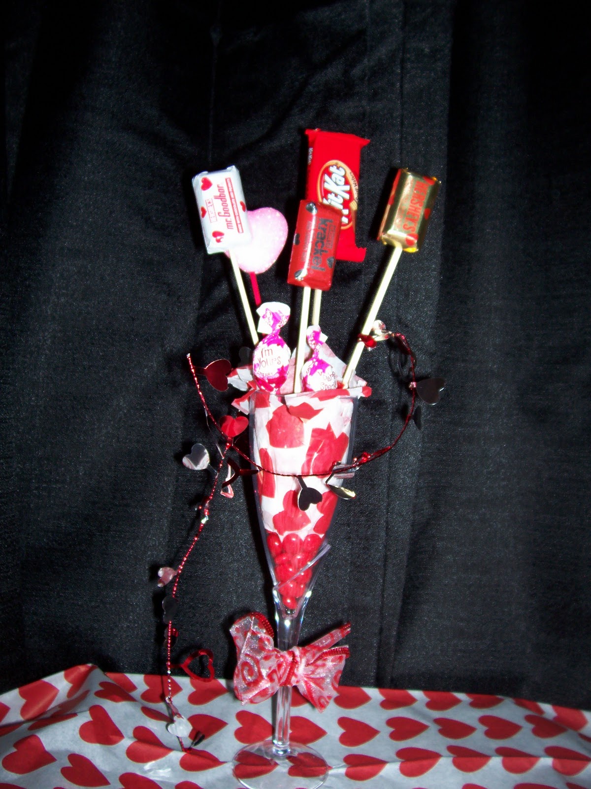 Mandy's Candy's Valentines Candy Vases