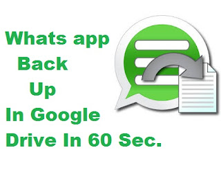 Whats App Ka Backup Kaise Le Tips In Hindi Whats App Ka Backup Kaise Le Tips In Hindi