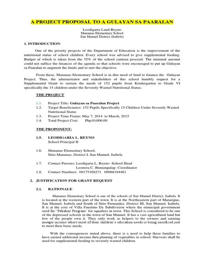 Prr Docx D Pagsulat Ng Panukalang Proyekto At Ang Mga Elemento Nito I Prr Docx D Pagsulat Ng Panukalang Proyekto At Ang Mga Elemento Nito I