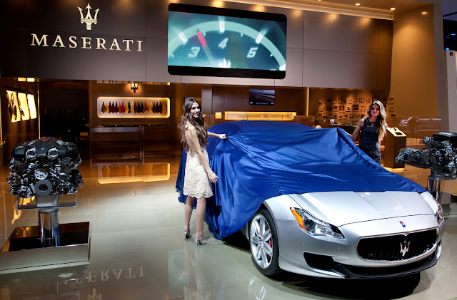 Maserati Quattroporte display Maserati Quattroporte display