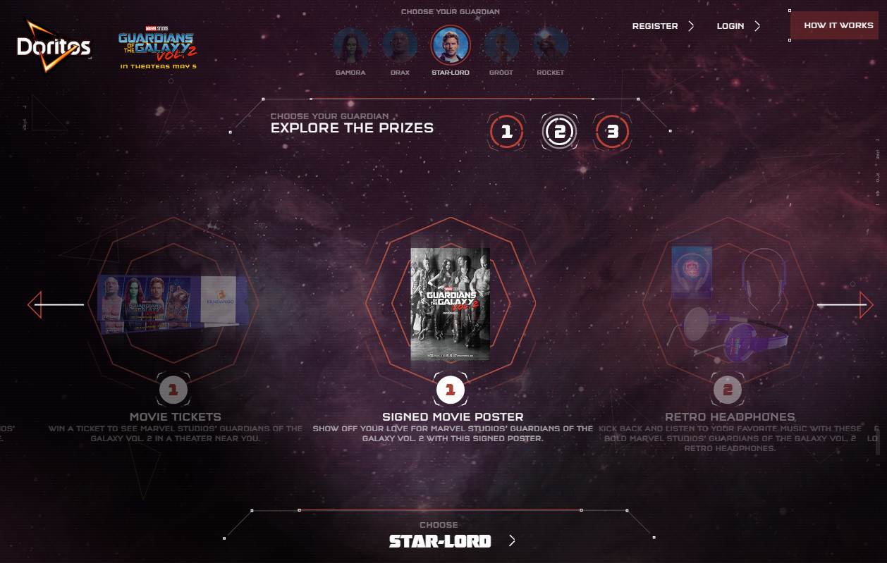 Doritos soundtrack de Guardianes de la Galaxia 2