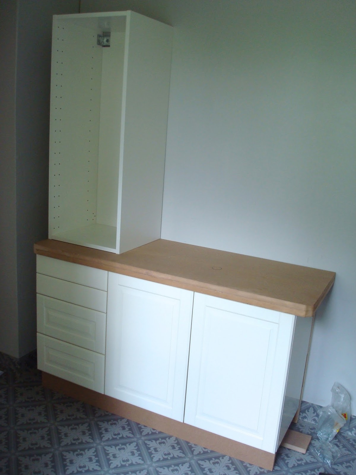 Vit hortensia: egen design