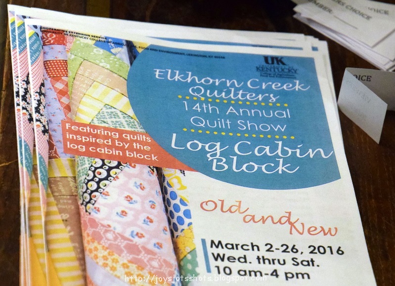 Joy's Jots, Shots & Whatnots Elkhorn Quilt Guild 2016 Annual Show